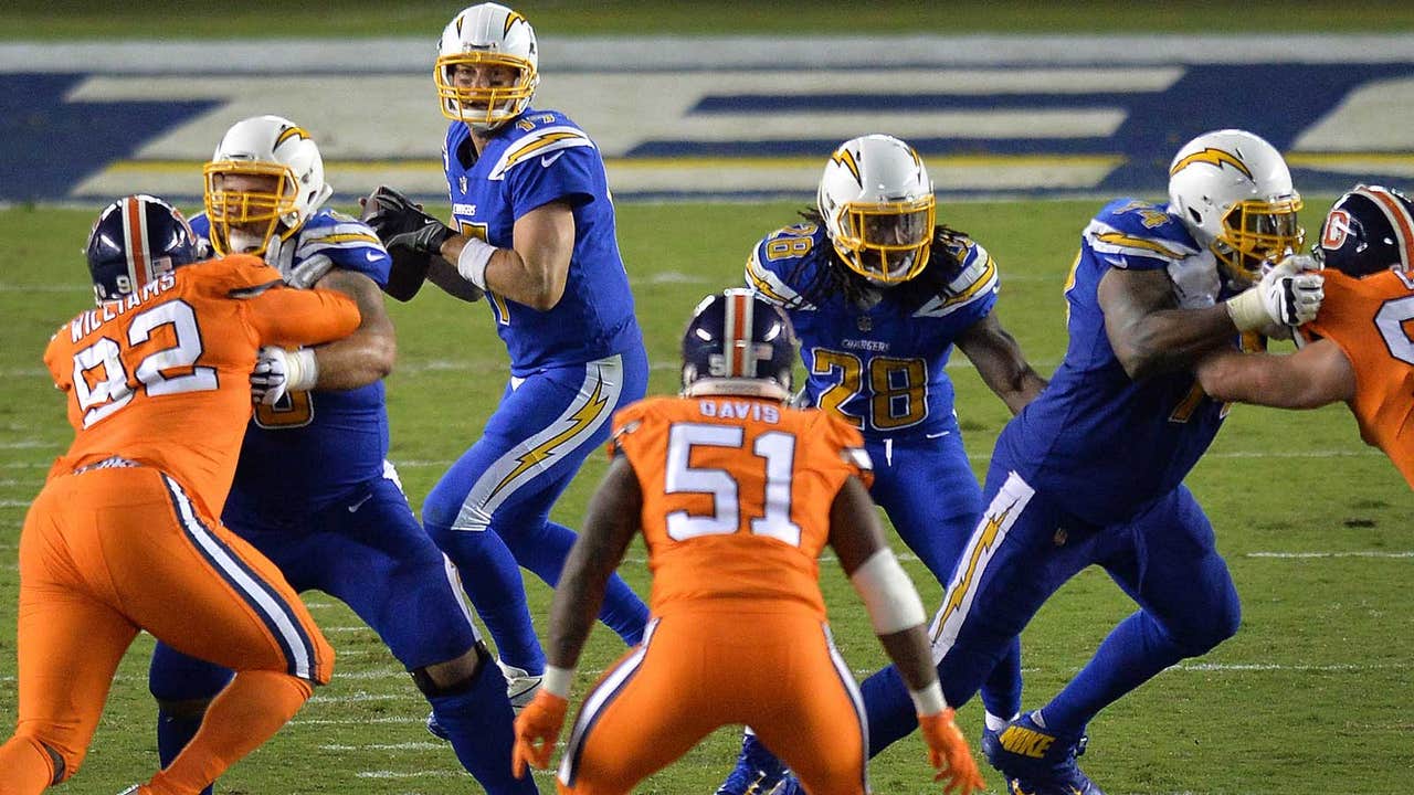 Rivers leads Chargers to 21-13 victory against Broncos